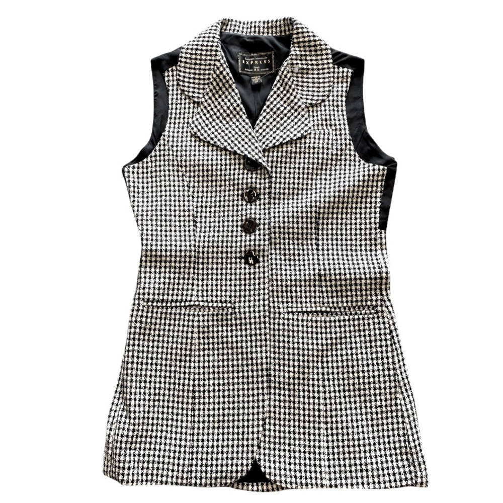 🆕True Vintage Compagnie International Express Tweed Vest, XSmall